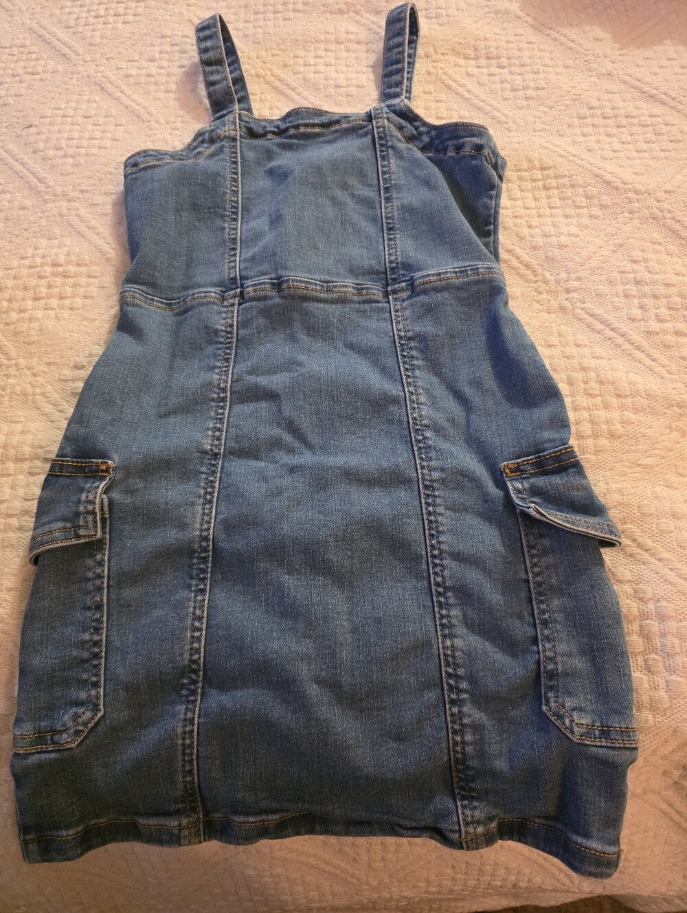Fair Trade Certified Blue Denim Kids Casual Dress